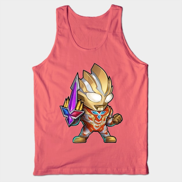 Ultraman Trigger Tank Top by mprokolo corgi